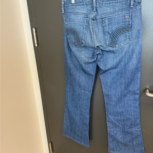 Joe's Jeans size 30 EUC Dark Blue Wide Leg Denim “Rocker” model - Picture 8 of 12